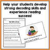 Decodable Readers | Initial Consonant Blends | Kindergarten Set 4 | SOR aligned - learning-at-the-primary-pond