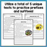 Decodable Readers | Prefixes and Suffixes | Second Grade Set 5 | SOR aligned - learning-at-the-primary-pond