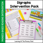 *Digraphs Intervention Pack | No - Prep, Phonics - Based Reading Intervention SALE - Learning at the Primary Pond