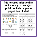 *Double Final Consonants Intervention Pack | No - Prep, Phonics - Based Reading Intervention SALE - Learning at the Primary Pond