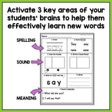 High Frequency Word Worksheets | Dolch Sight Word List Primer - learning-at-the-primary-pond