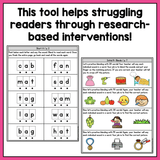 *K-2 Phonics-Based Reading Intervention Packs Bundle - learning-at-the-primary-pond