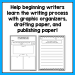 Kindergarten Writing Prompts | Informational, Narrative, Opinion Writing BUNDLE - learning-at-the-primary-pond