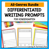 Kindergarten Writing Prompts | Informational, Narrative, Opinion Writing BUNDLE - learning-at-the-primary-pond