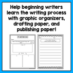 Kindergarten Writing Prompts | Informational, Narrative, Opinion Writing BUNDLE - Sale - learning-at-the-primary-pond