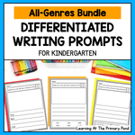 Kindergarten Writing Prompts | Informational, Narrative, Opinion Writing BUNDLE - Sale - learning-at-the-primary-pond