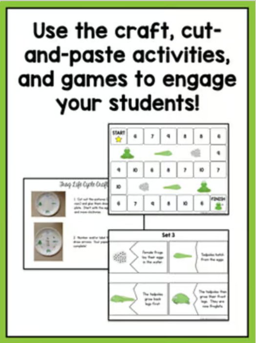 Life Cycle of a Frog | Science and Literacy Unit - learning-at-the-primary-pond