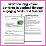 Long Vowel Decodable Passages | Silent E & Vowel Team Readers | 2nd Grade Set 3 - learning-at-the-primary-pond