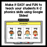 **Phonics Slides Digital Resources | Google Slides for K, 1st, 2nd Phonics Skills - Learning at the Primary Pond