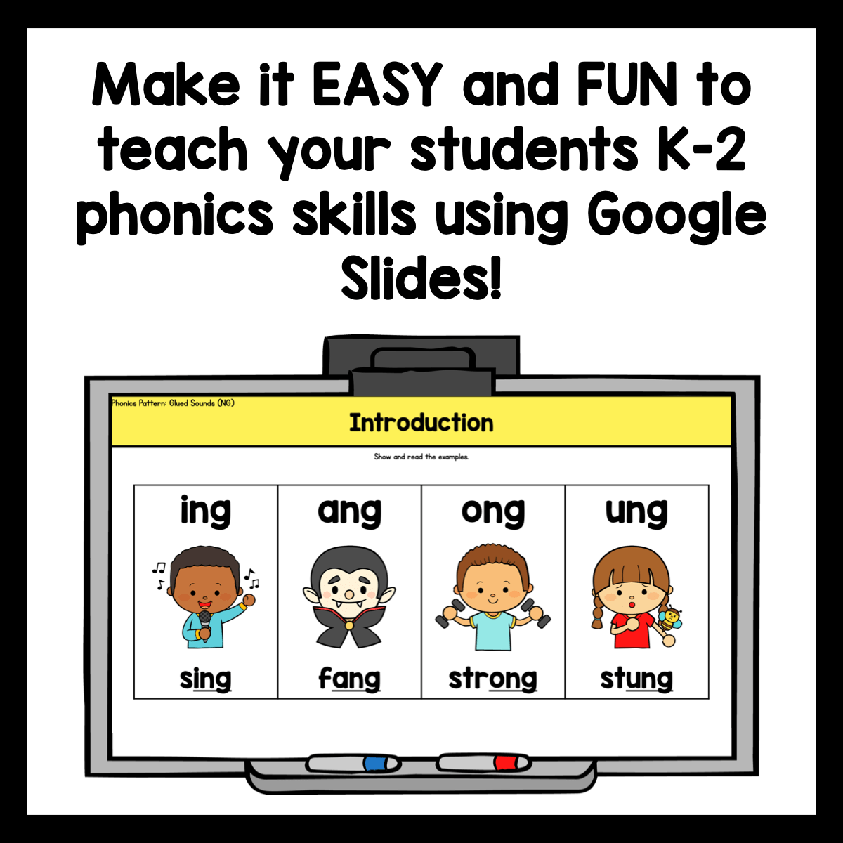 Phonics Slides Digital Resources | Google Slides for K, 1st, 2nd Phonics Skills - Learning at the Primary Pond