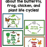 Plant and Animal Life Cycles | Activities & Lessons Bundle - learning-at-the-primary-pond