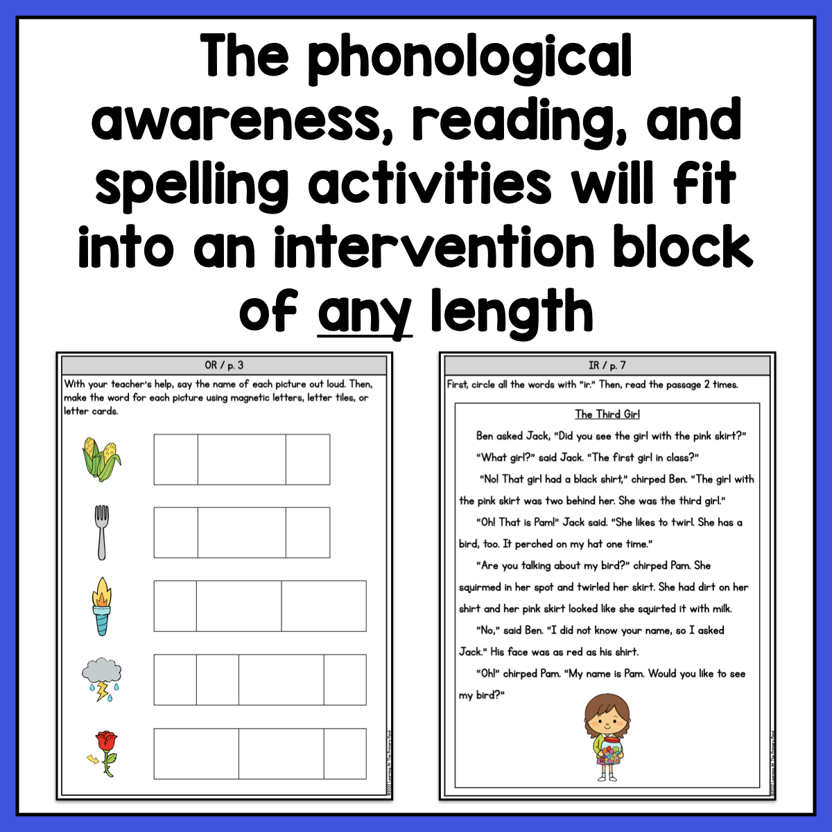 *R - Controlled Vowels Intervention Pack | No - Prep, Phonics - Based Reading Intervention SALE - Learning at the Primary Pond