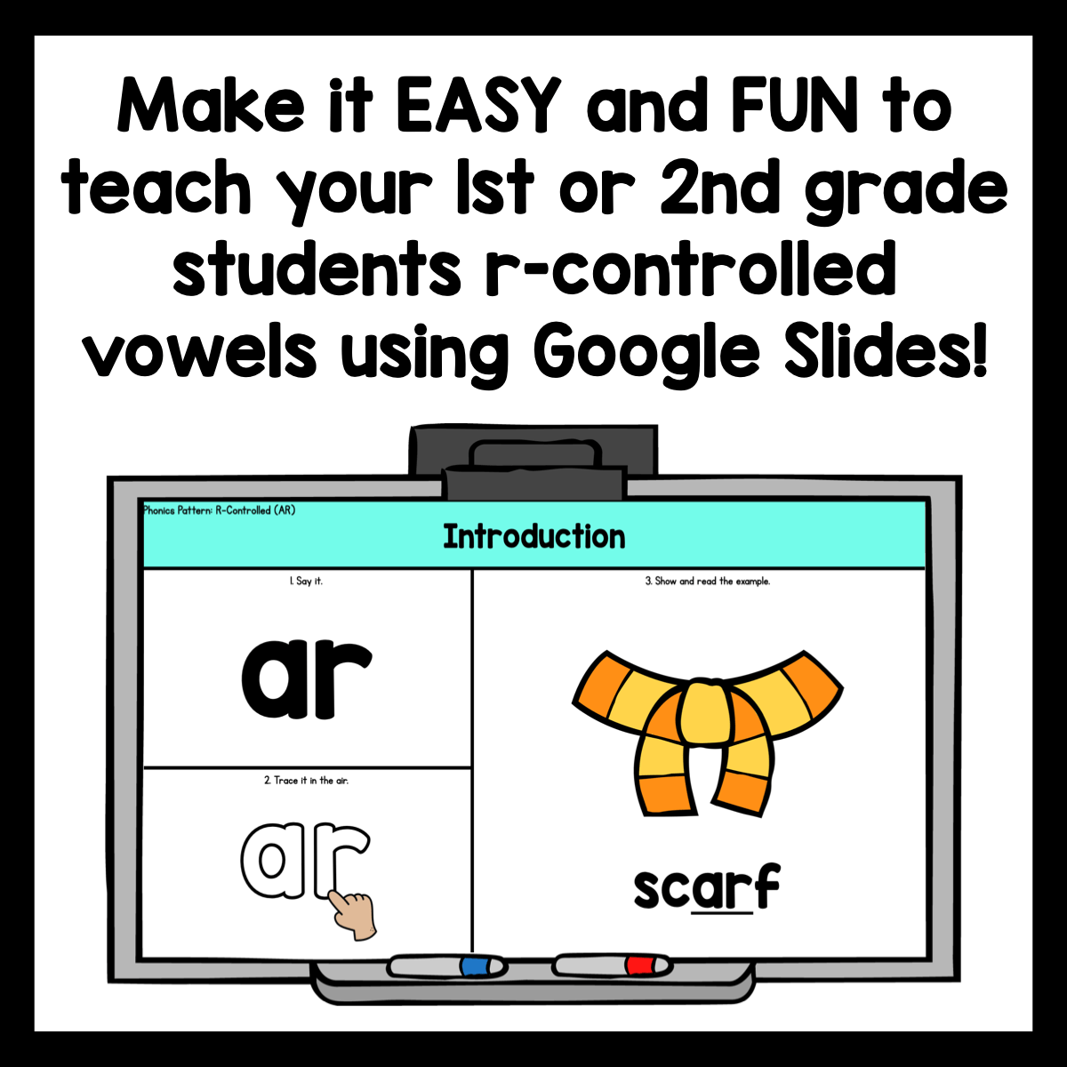 R Controlled Vowels Phonics Slides | Bossy R | Google Slides Phonics - Learning at the Primary Pond