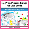 Second Grade No-Prep Phonics Games Bundle – Learning at the Primary Pond