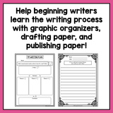 Second Grade Writing Prompts | Informational, Narrative, & Opinion Writing BUNDLE - learning-at-the-primary-pond