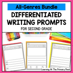 Second Grade Writing Prompts | Informational, Narrative, & Opinion Writing BUNDLE - Sale - learning-at-the-primary-pond