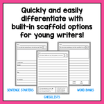 Second Grade Writing Prompts | Informational, Narrative, & Opinion Writing BUNDLE - Sale - learning-at-the-primary-pond