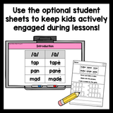 Silent E Phonics Slides | CVCE Long Vowels | Google Slides Phonics - Learning at the Primary Pond