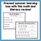 Summer Homework Pack for Rising First Graders (who have completed Kindergarten) - learning-at-the-primary-pond