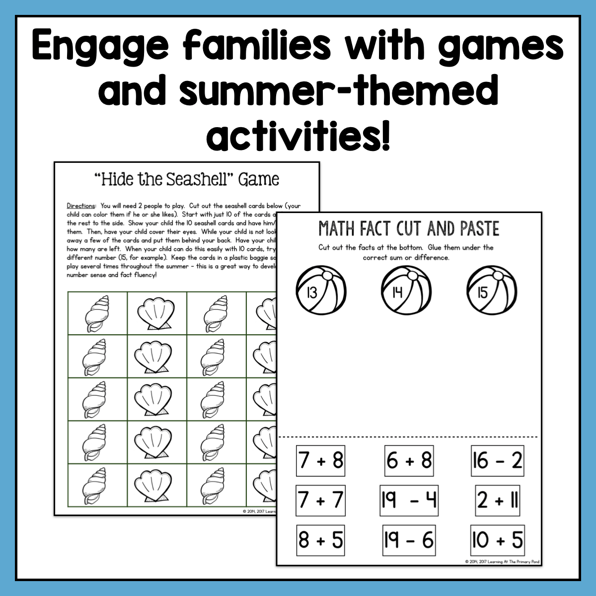 Summer Homework Packet for Rising Second Graders (who have completed 1st grade) - learning-at-the-primary-pond