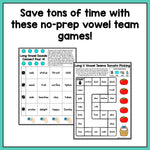 Vowel Teams Games: Second Grade No-Prep Phonics - learning-at-the-primary-pond