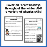 Winter Holiday Decodables | Seasonal Texts For Second Grade - learning-at-the-primary-pond