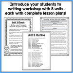 Writing Workshop Curriculum Sale - First Grade Bundle - learning-at-the-primary-pond