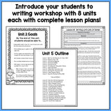 Writing Workshop Curriculum Sale - First Grade Bundle - learning-at-the-primary-pond