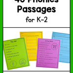 40 Phonics Passages for K-2 - learning-at-the-primary-pond
