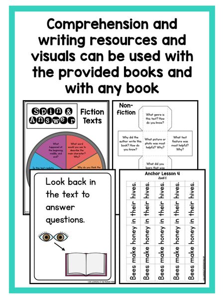 Guided Reading Activities and Lesson Plans - Levels A Through J BUNDLE