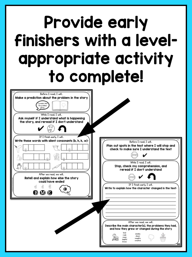 Interactive Guided Reading Mats For 1st Grade And 2nd Grade Learning