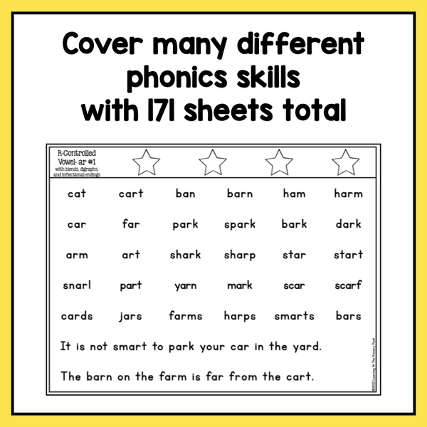 Blending Lines Bundle | K-2 Phonics Skills - learning-at-the-primary-pond