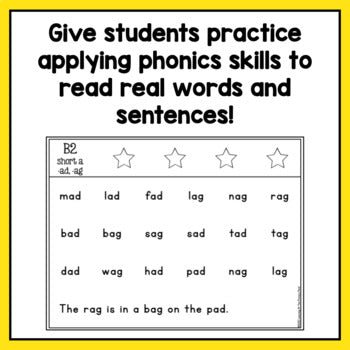 Blending Lines | CVC Words | Short Vowels - learning-at-the-primary-pond