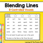 Blending Lines | R-Controlled Vowels - learning-at-the-primary-pond
