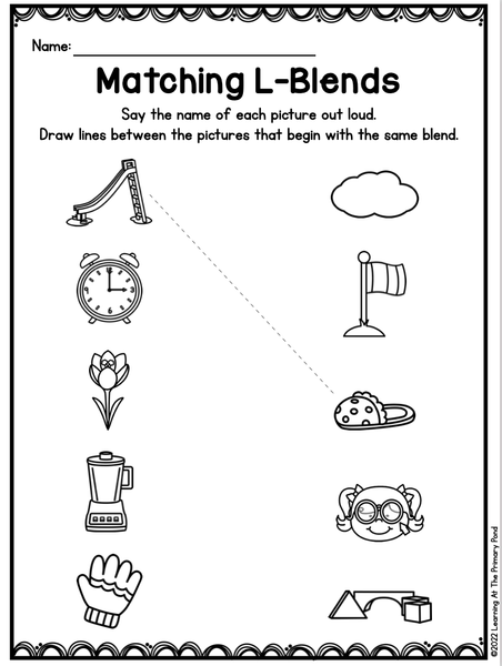 Consonant Blends Parent Pack ~ Targeted Skill Pack for K-3 - learning-at-the-primary-pond