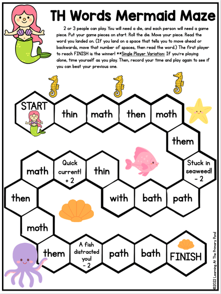 Consonant Digraphs Parent Pack ~ Targeted Skill Pack for K-3 - learning-at-the-primary-pond