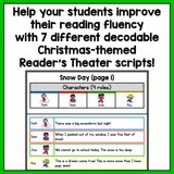 Decodable Christmas Reader's Theater Play Scripts for 2nd Grade | SOR aligned - learning-at-the-primary-pond