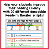 Decodable Reader's Theater Play Scripts for 1st Grade - learning-at-the-primary-pond