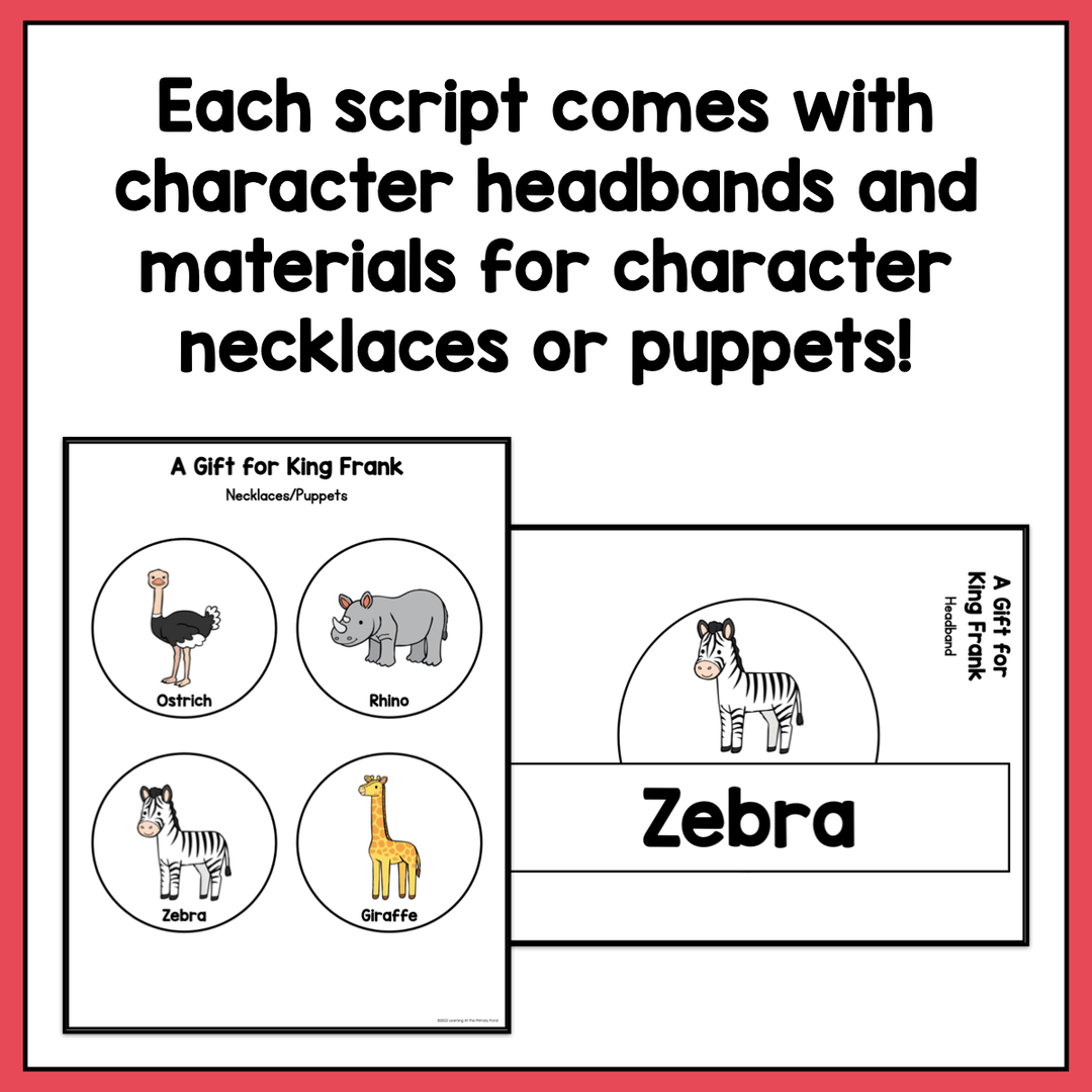 Decodable Reader's Theater Play Scripts for 1st Grade – Learning at the ...
