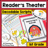 Decodable Reader's Theater Play Scripts for 1st Grade - learning-at-the-primary-pond