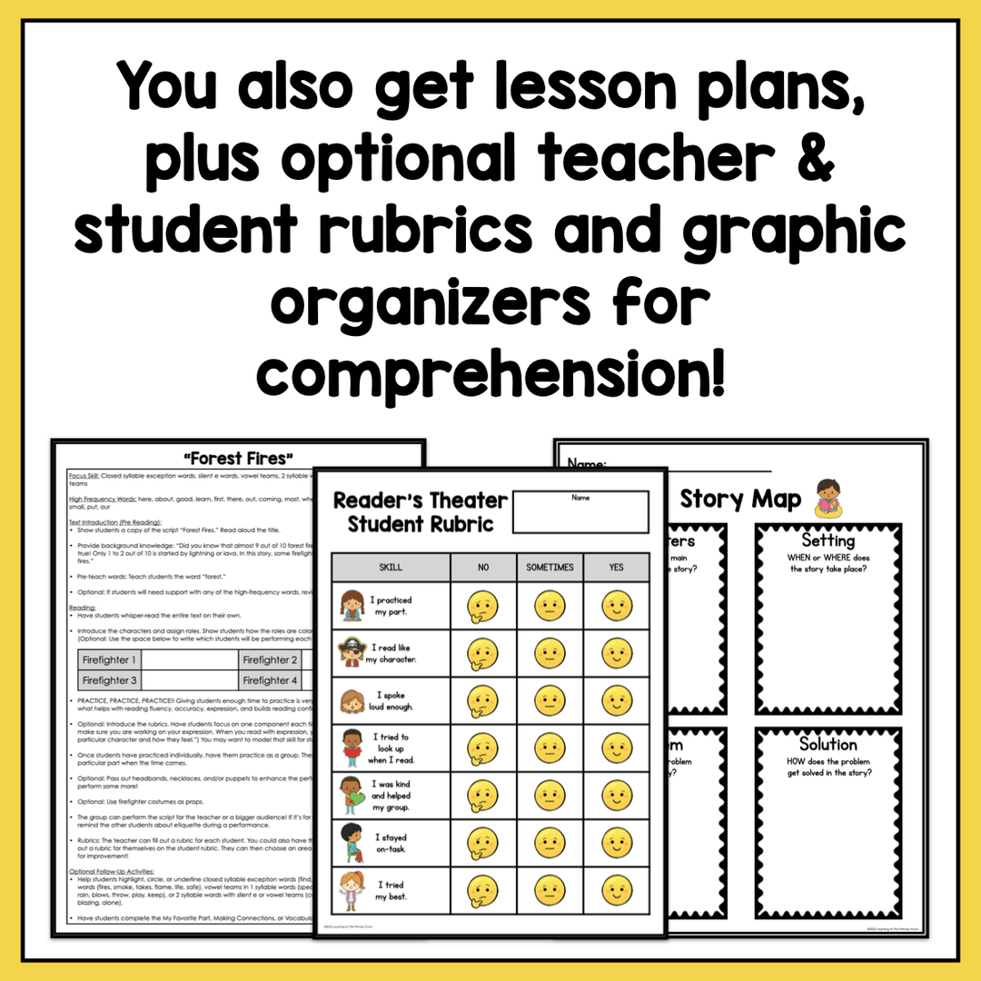 Decodable Reader's Theater Play Scripts for 2nd Grade – Learning at the ...