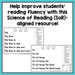 Decodable Sentence Fluency Pyramids | Blends-Double Final Consonant-Gl ...