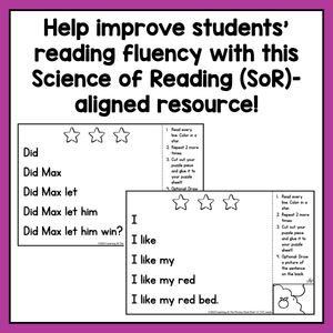 Decodable Sentence Fluency Pyramids | CVC Set – Learning at the Primary ...