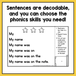 Decodable Sentence Fluency Pyramids | Silent E Set - learning-at-the-primary-pond