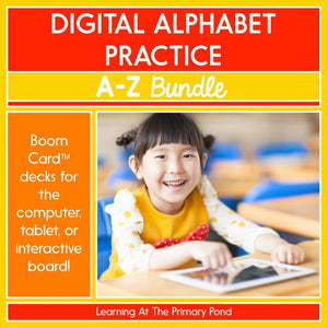 Digital Alphabet Bundle: Letters and Sounds A Through Z | BOOM Cards - learning-at-the-primary-pond