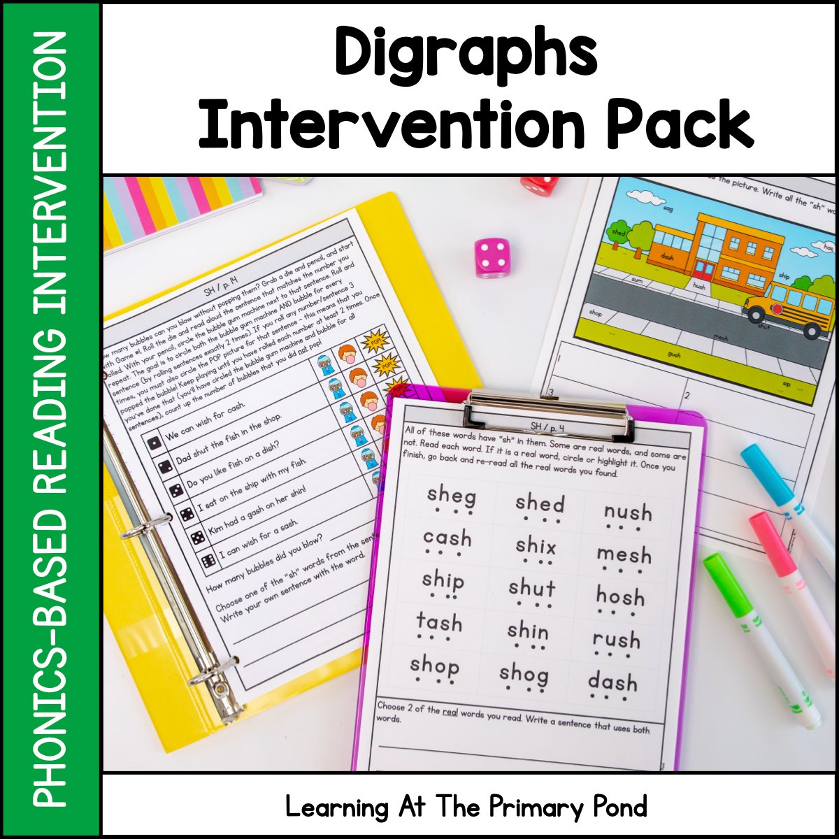 Digraphs Intervention Pack | No-Prep, Phonics-Based Reading Intervention - learning-at-the-primary-pond