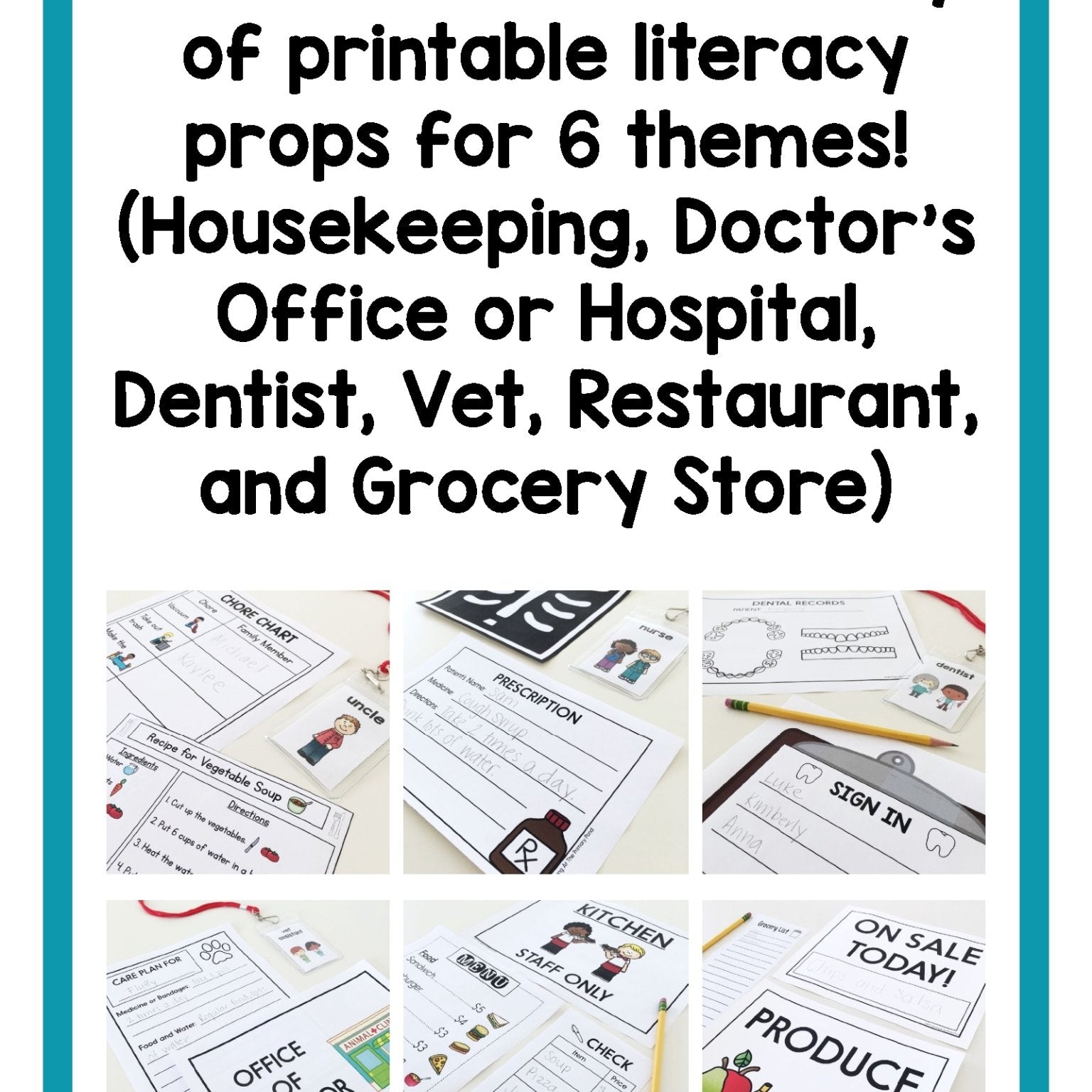 Learning Props Kindergarten Centers – Learning at the Primary Pond