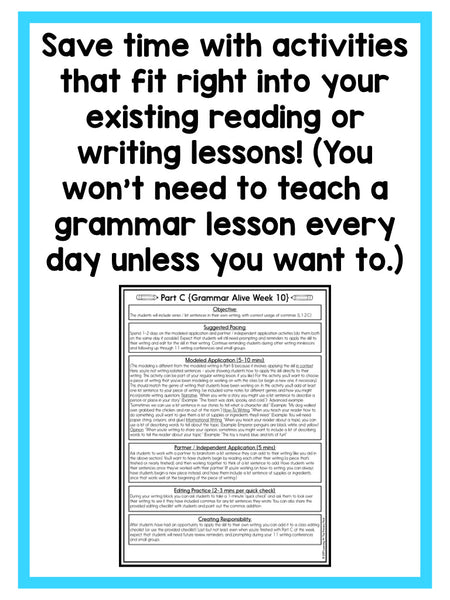 First Grade Grammar Alive - learning-at-the-primary-pond