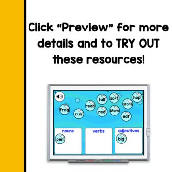 First Grade Grammar Games (BoomCards™) - learning-at-the-primary-pond