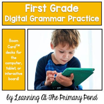 First Grade Grammar Games (BoomCards™) - learning-at-the-primary-pond